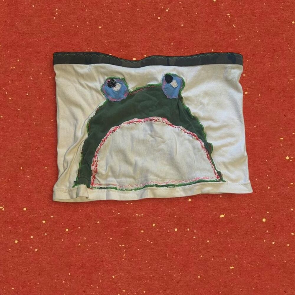 Patchwork frog top